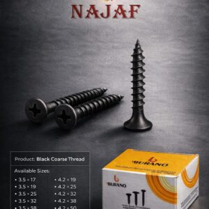 Black Coarse Thread