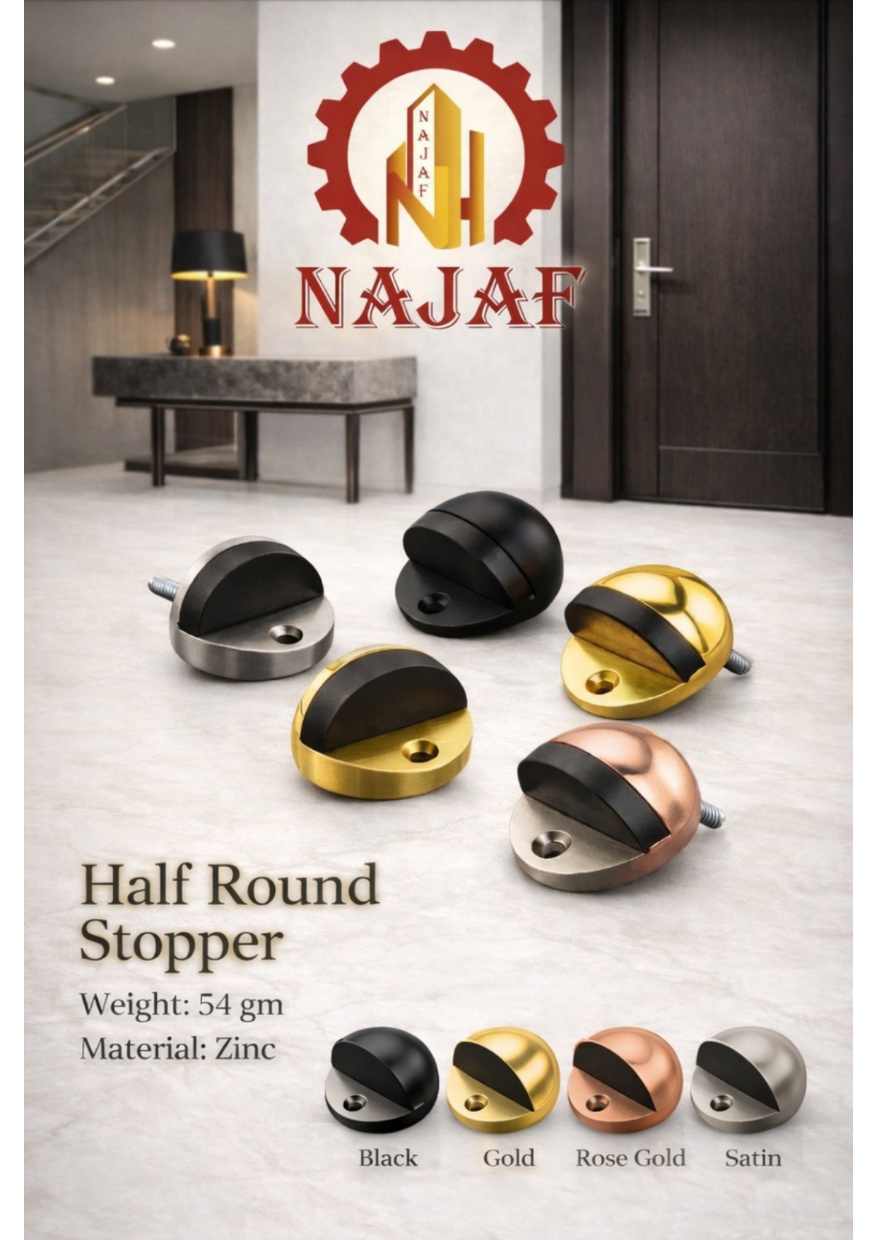 Half Round Stopper